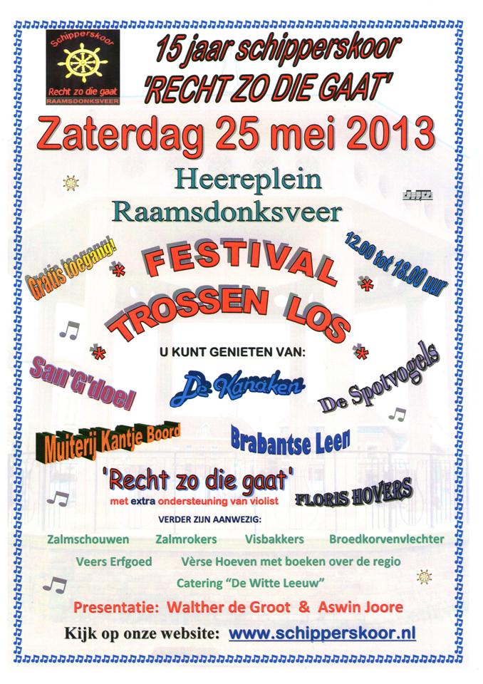 Schipperskoor ‘Recht zo die gaat’ Jubileumfestval Raamsdonksveer